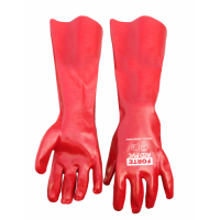 GUANTE PVC 18-45 CMS ROJO
